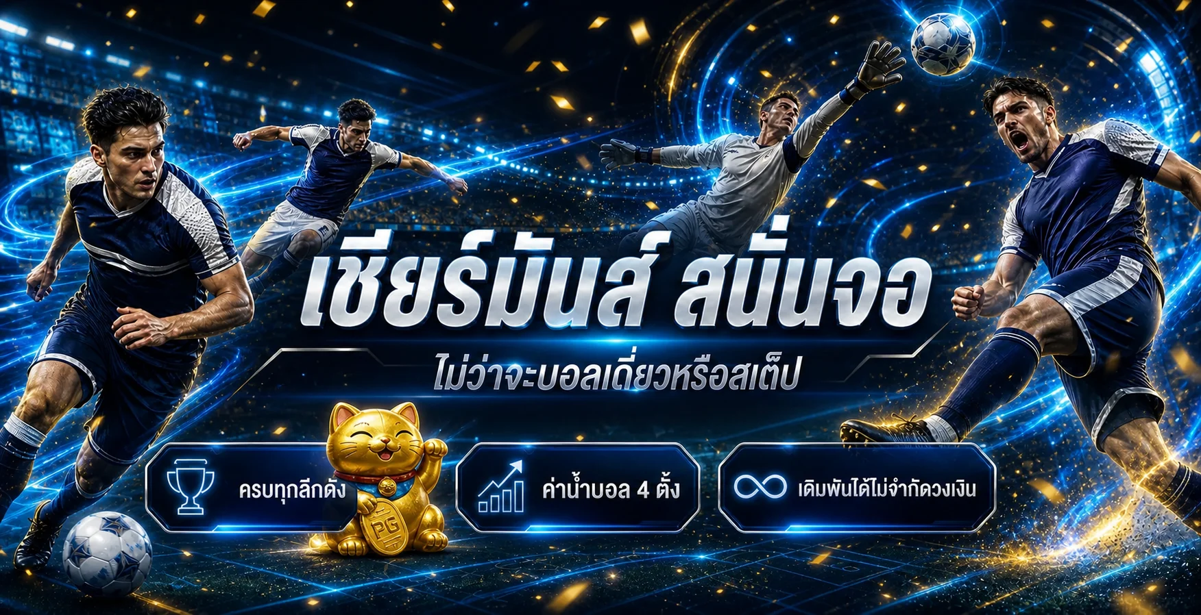 แบนเนอร์ข้อมูลกีฬาและการตั้งงบของ LUCKZA168